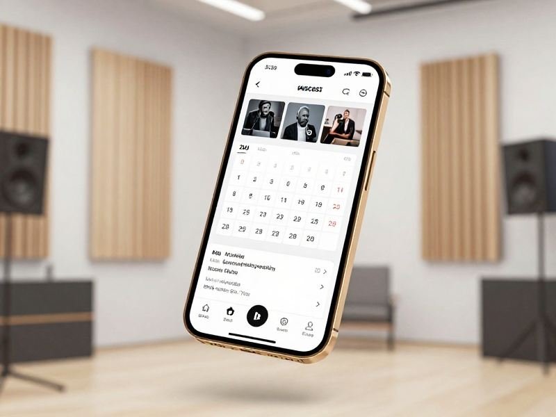 Gold phone frame